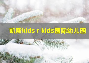 凯斯kids r kids国际幼儿园